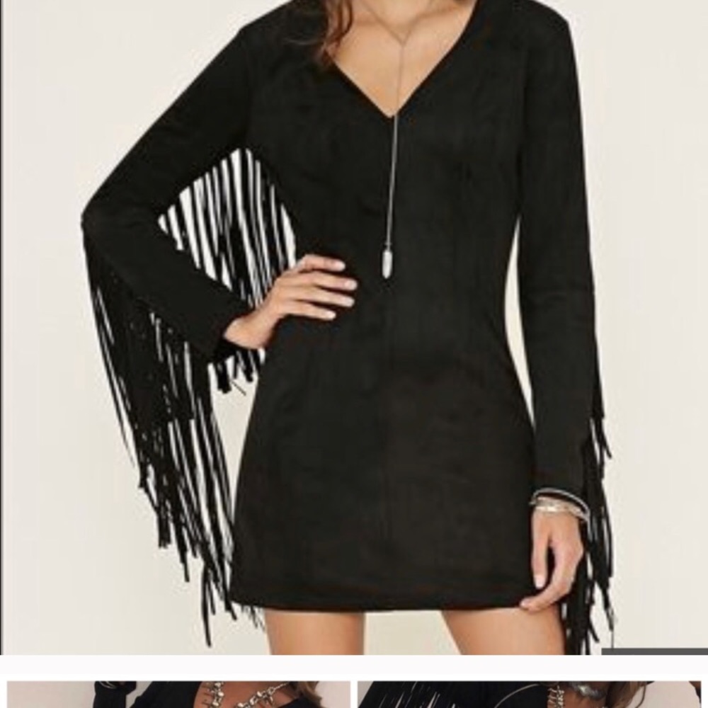 ISO forever21 fringe dress large